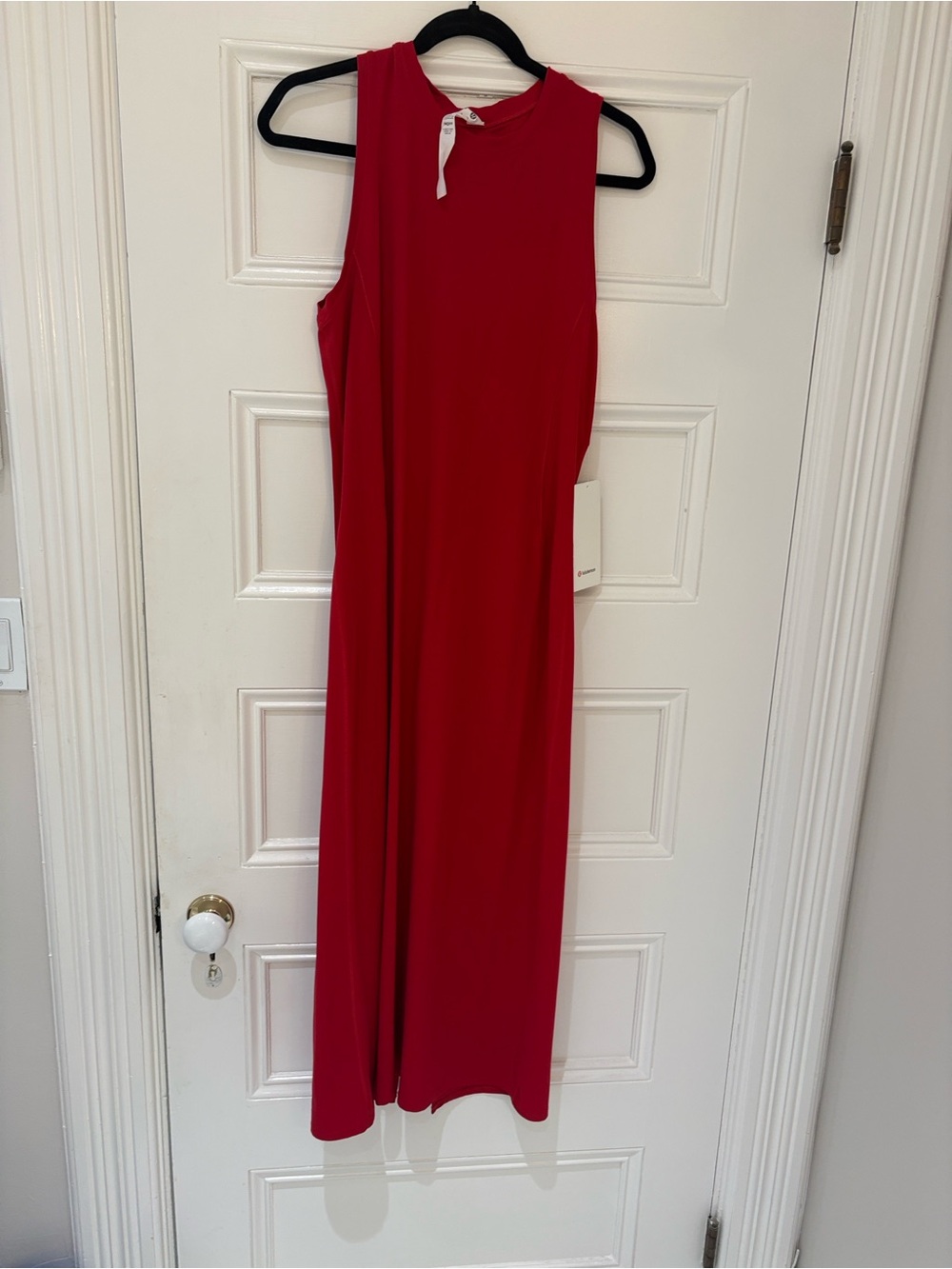 Lululemon all aligned midi dress sz 10 red NWT